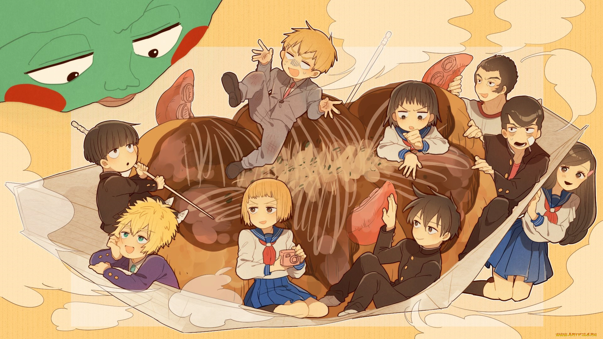 , mob psycho 100, , , 100